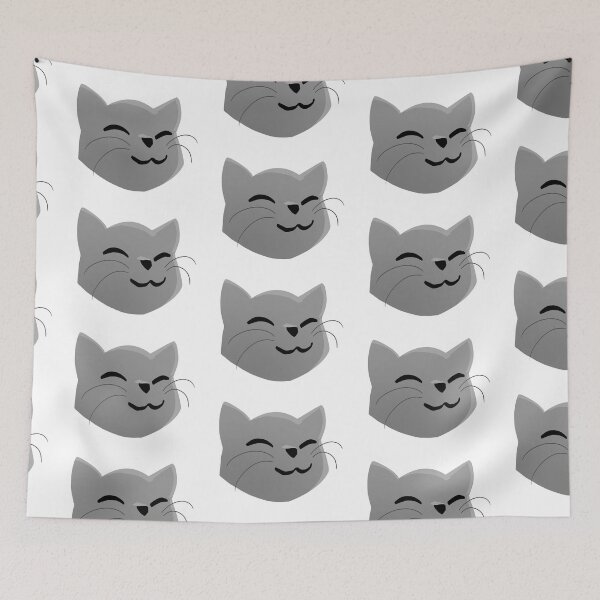 Item preview, Gray Cat Smile designed and sold by kotastrophe.