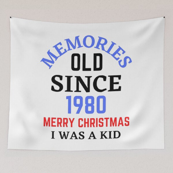Item preview, Memories Old Since 1980 Merry Christmas designed and sold by Hammy97.