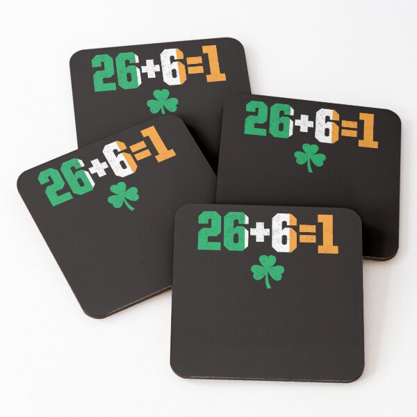 Item preview, United Ireland 26 + 6 = 1 | Irish Shamrock | United Ireland designed and sold by TomGiantDesigns.