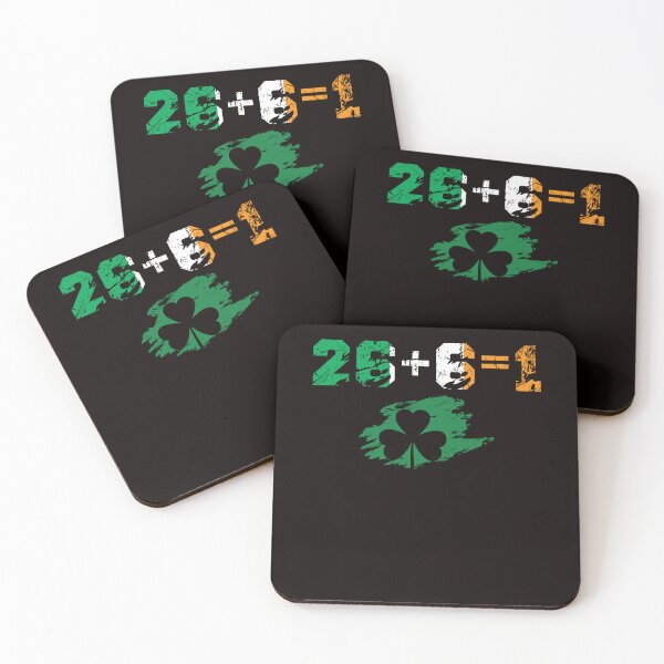 Item preview, United Ireland 26 + 6 = 1 | Shamrock Irish | United Ireland designed and sold by TomGiantDesigns.