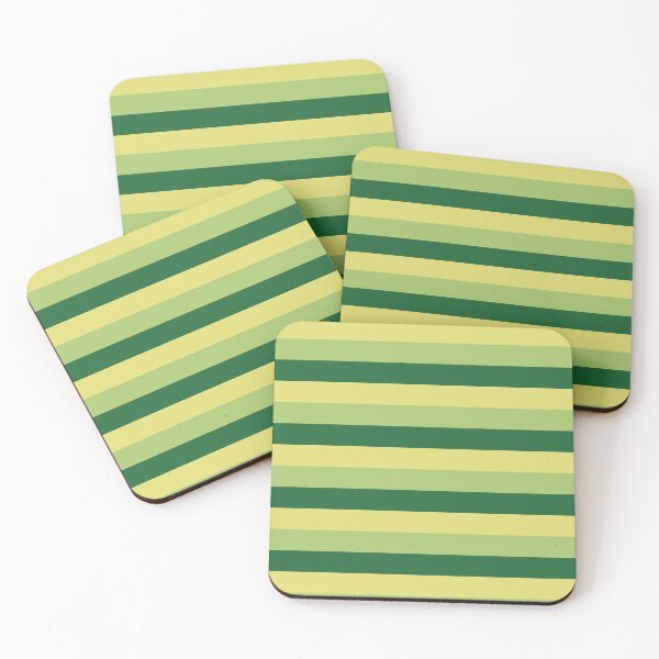 Item preview, Yellow-green, olive and forest green Exotic Colour Patterns designed and sold by byskillbytalent.