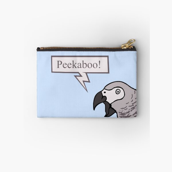 Item preview, Peekaboo! - african grey parrot designed and sold by FandomizedRose.