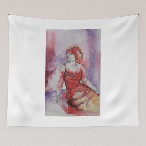 Item preview,  Lady in Red designed and sold by AWhittenArt.