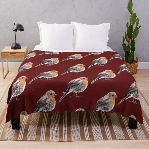 Item preview, Robin Redbreast listo para Navidad designed and sold by artbysarahallen.