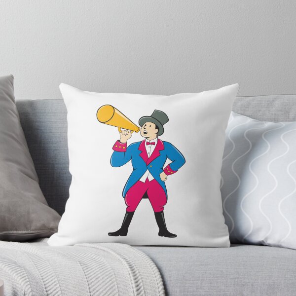 Item preview, Circus Ringmaster Bullhorn Standing Cartoon designed and sold by patrimonio.