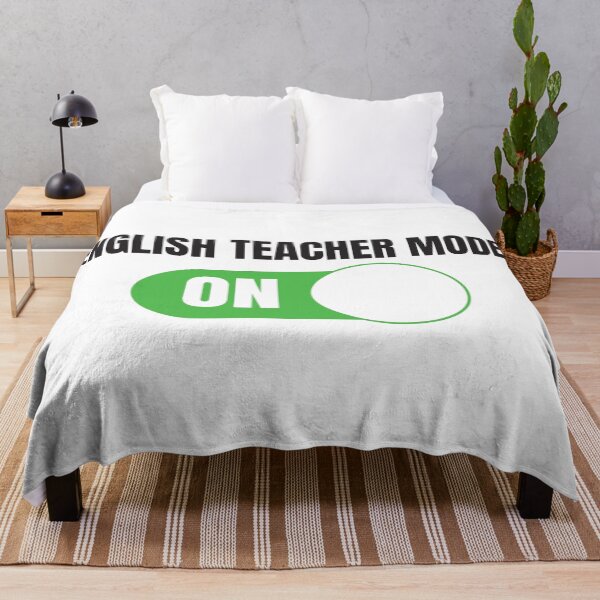 Item preview, English Teacher Mode: ON designed and sold by thecatcouch.