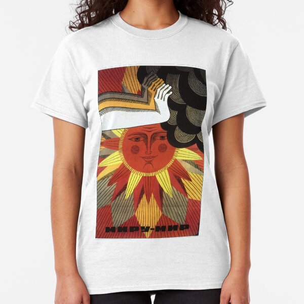 USSR CCCP Cold War Soviet Union Propaganda Posters Classic T-Shirt