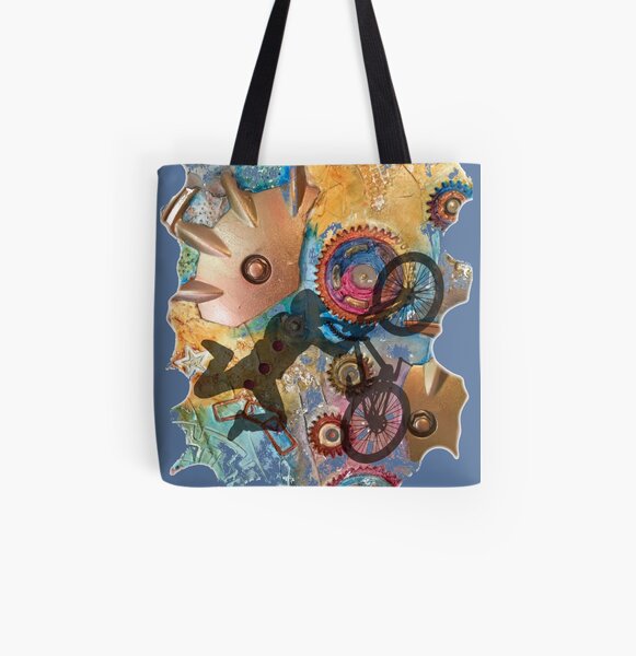 EAT MY DUST - DIRT BIKING All Over Print Tote Bag