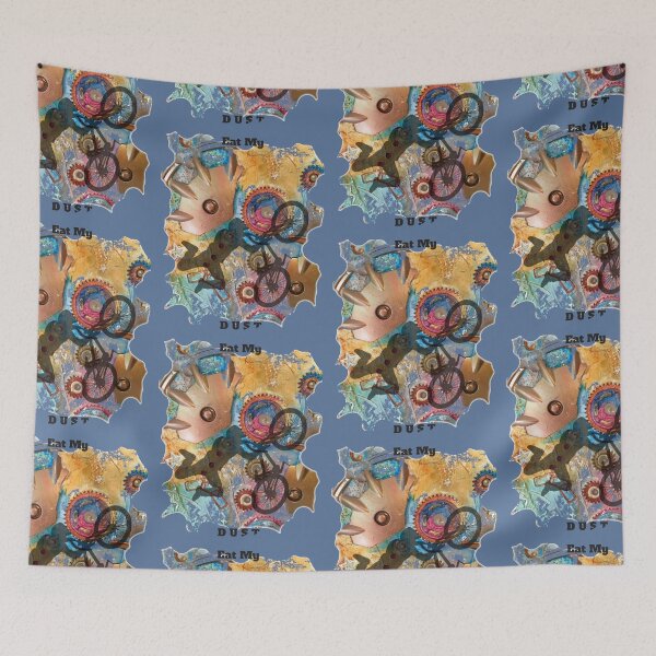 Item preview, EAT MY DUST - DIRT BIKING designed and sold by Nicola Furlong’s ExuberArt.