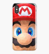 Low Polygon Mario iPhone Case