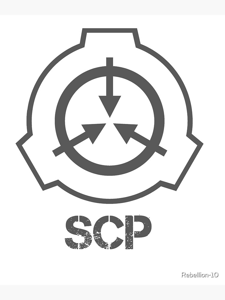 SCP Logo Black 3-inch Die-cut Sticker 