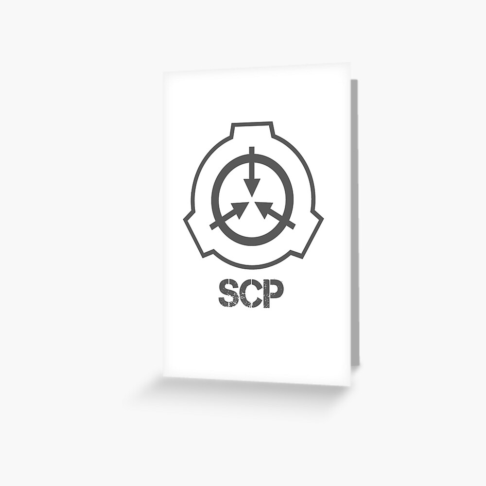 SCP Foundation Logo Colors | Greeting Card