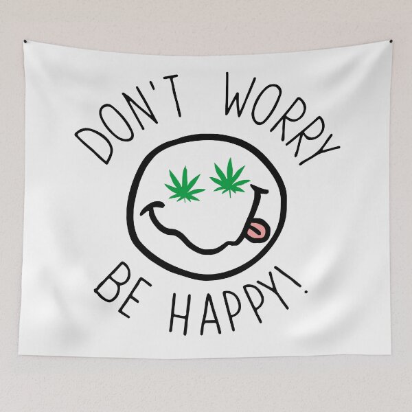 Item preview, DON'T WORRY BE HAPPY designed and sold by GRAPHIKAT.