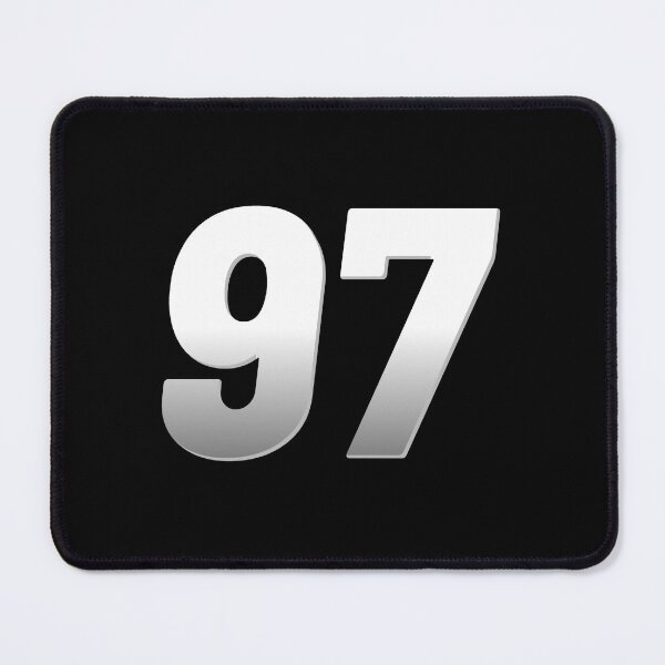 Item preview, Racing Number 97 designed and sold by Denti Kanys ⭐⭐⭐⭐⭐.