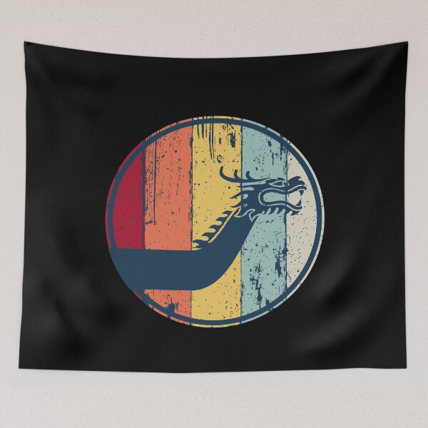 Item preview, Dragon Boat Paddling Retro Look designed and sold by MarkusShirts.