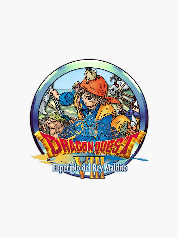 "Logo Dragon Quest VIII: Journey of the Cursed King" Sticker for Sale