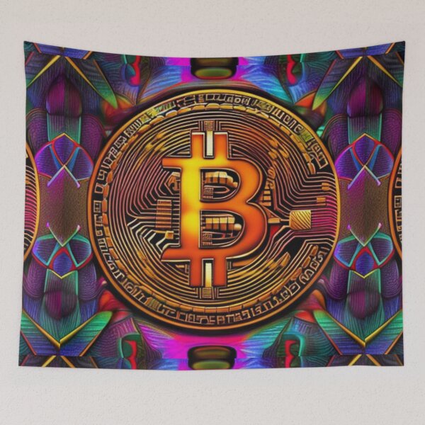 Item preview, BTC Cryptocurrency Bitcoin Art  designed and sold by tpixx.