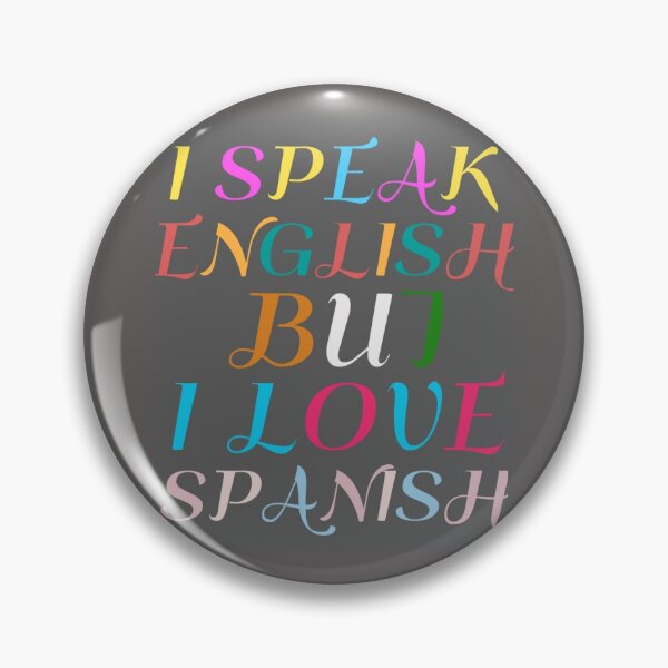 Item preview, i speak english but i love in spanish designed and sold by MrSameeraTop.