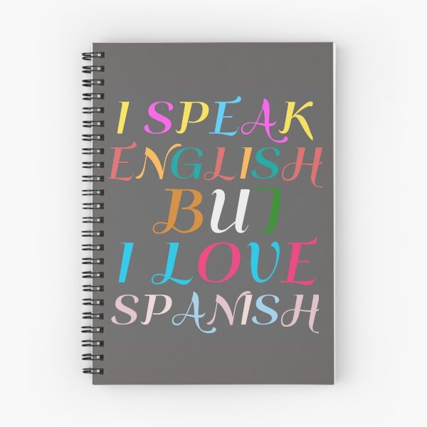 Item preview, i speak english but i love in spanish designed and sold by MrSameeraTop.