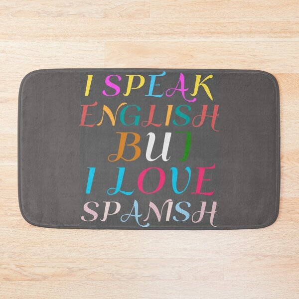 Item preview, i speak english but i love in spanish designed and sold by MrSameeraTop.