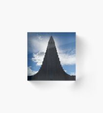 Iceland, Hallgrimskirkja Acrylic Block