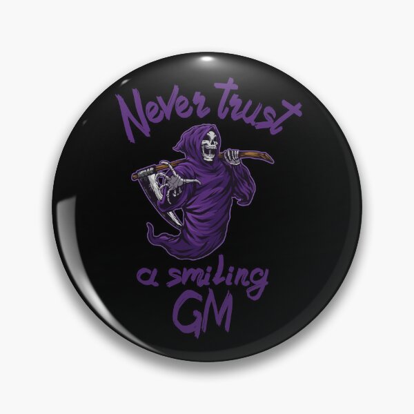 Artikelvorschau, Rollenspiel Shirt - Never trust a smilling GM entworfen und verkauft von strokli.