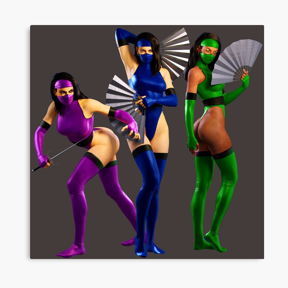 Kitana Mileena Jade MK 2 Girls