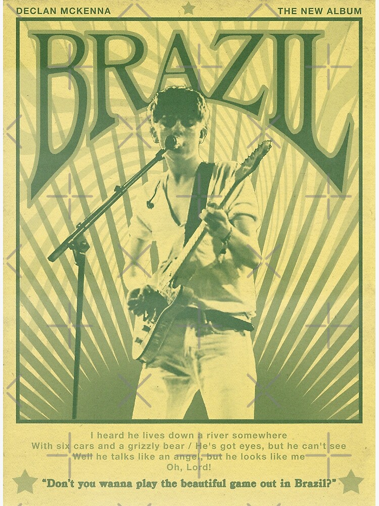 Discover Brazil Declan McKenna Premium Matte Vertical Poster