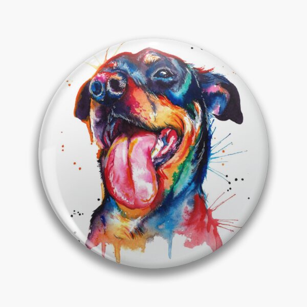 Item preview, Colourful Doberman Dog Artwork designed and sold by RitzuPaul.