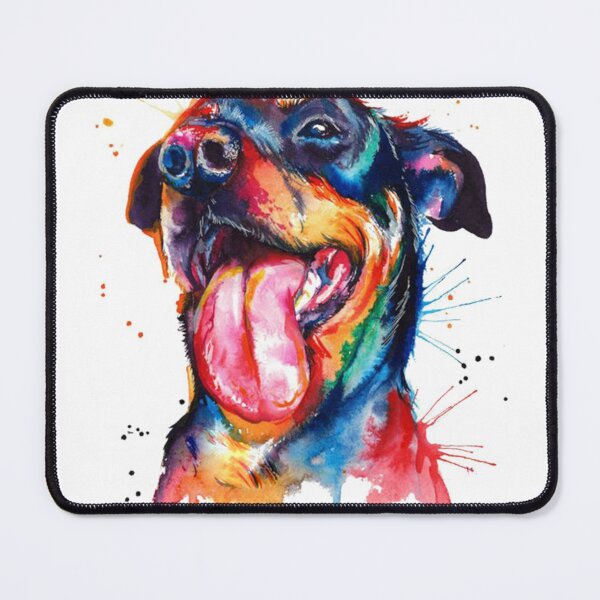 Item preview, Colourful Doberman Dog Artwork designed and sold by RitzuPaul.