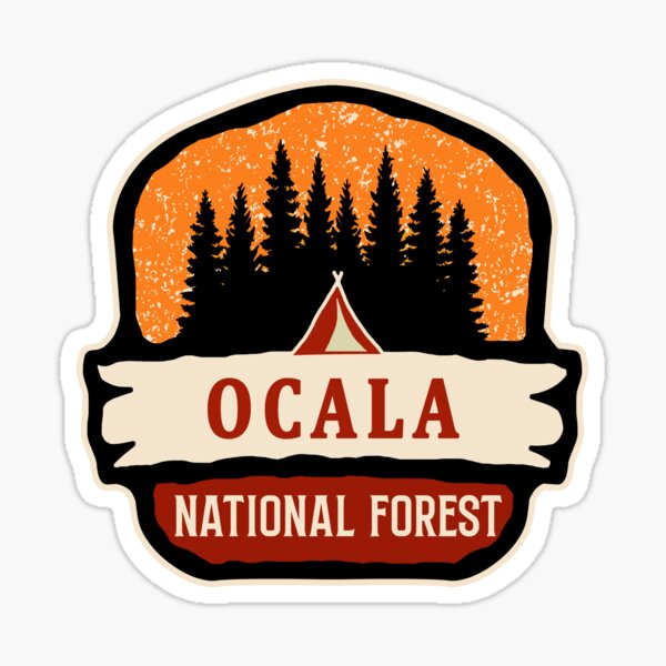 OCALA NATIONAL FOREST FLORIDA DECAL BUMPER STICKER LAPTOP WATER BOTTLE  DECAL +