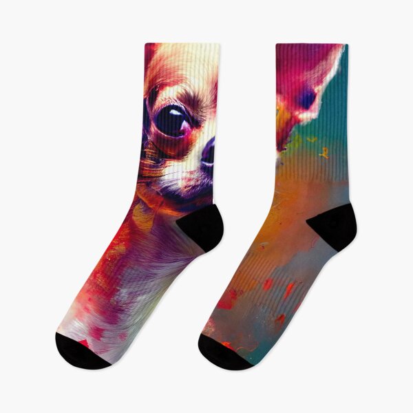 Item preview, Chihuahua colorful art painting dog #33 designed and sold by supeart.