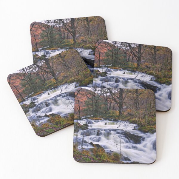 Item preview, Fast flowing river in the woods designed and sold by Ann Biddlecombe.