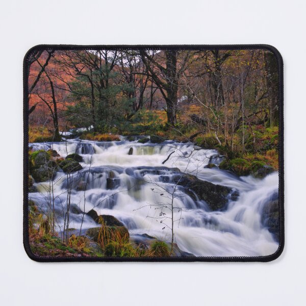 Item preview, Fast flowing river in the woods designed and sold by Ann Biddlecombe.