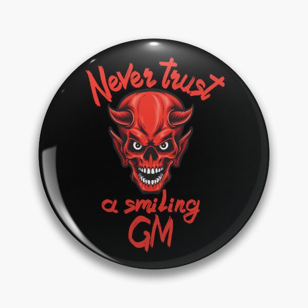Artikelvorschau, Rollenspiel Shirt - Never trust a smilling GM entworfen und verkauft von strokli.