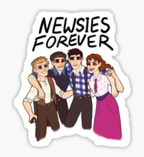 newsies core four Sticker