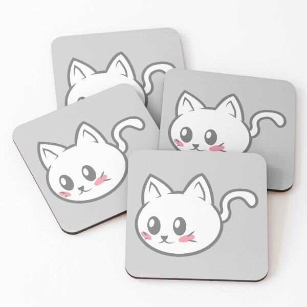 Item preview, Cute White Cat designed and sold by PettoArt.