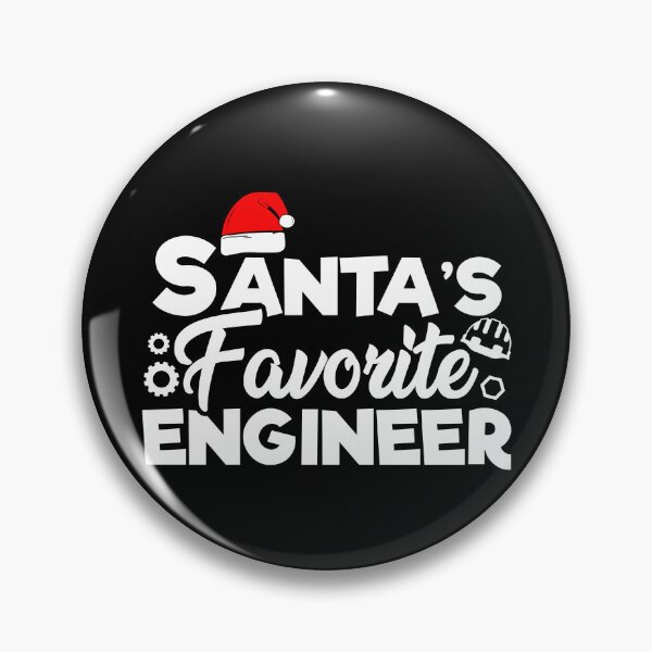 Item preview, Funny Santa's Favorite Engineer Santa's Favorite Engineer designed and sold by Jelisandie.