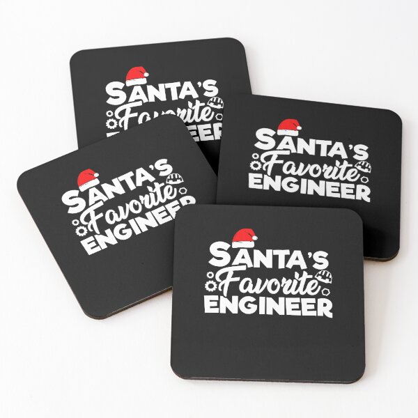 Item preview, Funny Santa's Favorite Engineer Santa's Favorite Engineer designed and sold by Jelisandie.