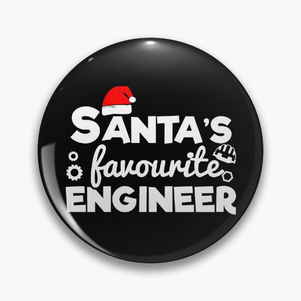Item preview, Funny Santa's Favorite Engineer Santa's Favorite Engineer designed and sold by Jelisandie.