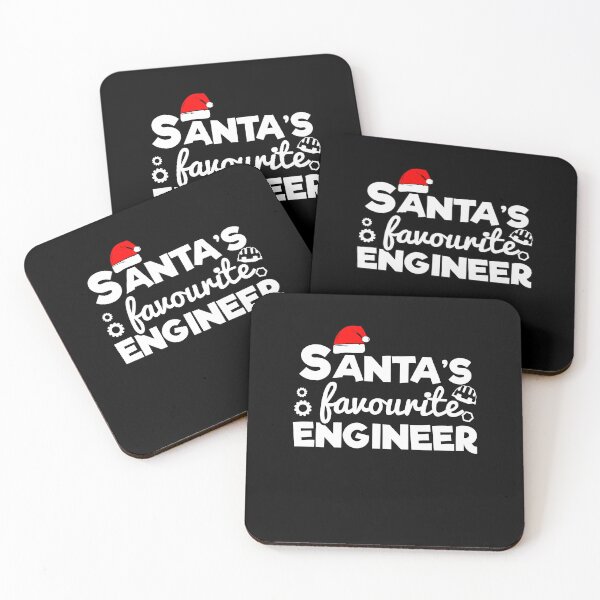 Item preview, Funny Santa's Favorite Engineer Santa's Favorite Engineer designed and sold by Jelisandie.