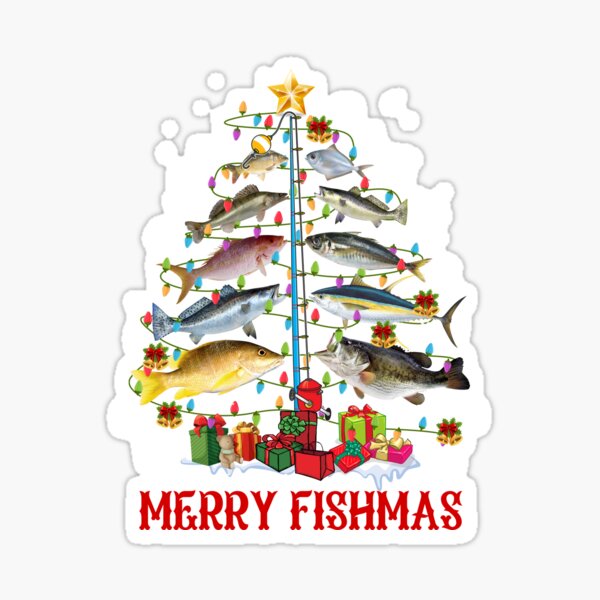 Funny Fish Christmas For Men Grandpa Fishing Lovers Dad Men