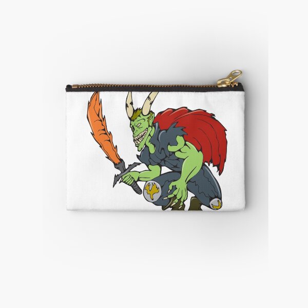 Item preview, Demon Wield Fiery Sword Cartoon designed and sold by patrimonio.