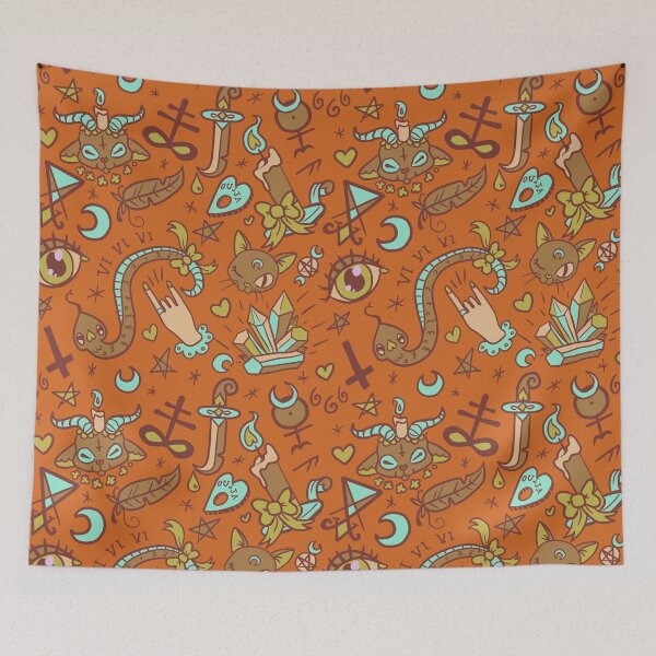 Item preview, Cute Occult in Orange designed and sold by PinkPummelHer.
