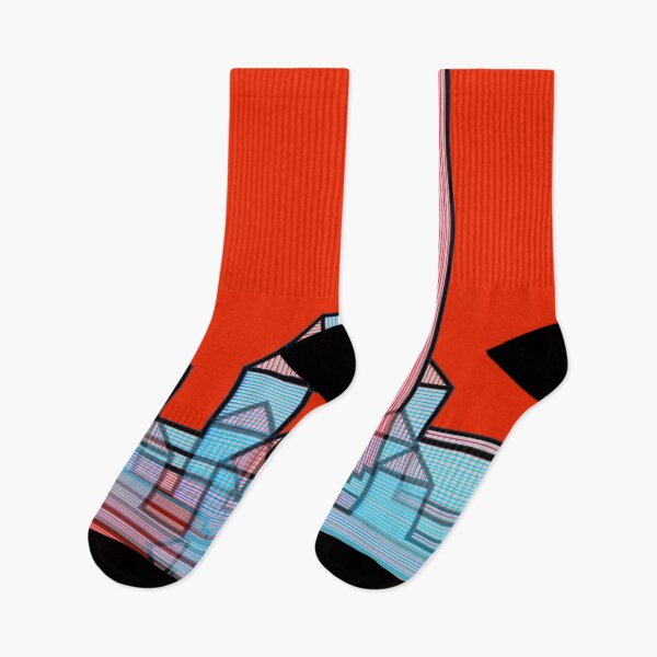 Item preview, LinesHousesStairs - Horizontal Vertical Multiplied on Red "Architectural Drawings" designed and sold by Istvan Ocztos.