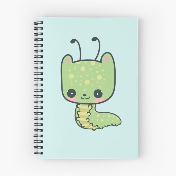 Item preview, Kawaii Green Caterpillar Cat designed and sold by FreyaDraws.