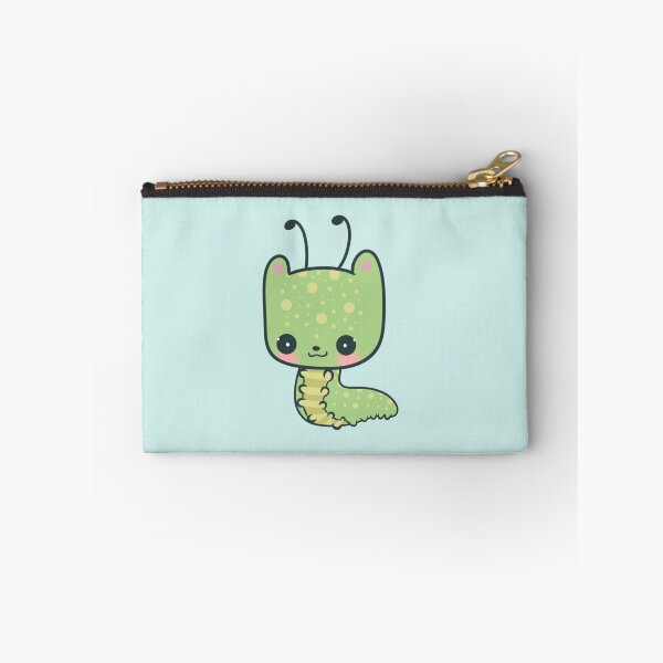 Item preview, Kawaii Green Caterpillar Cat designed and sold by FreyaDraws.