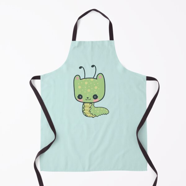 Item preview, Kawaii Green Caterpillar Cat designed and sold by FreyaDraws.