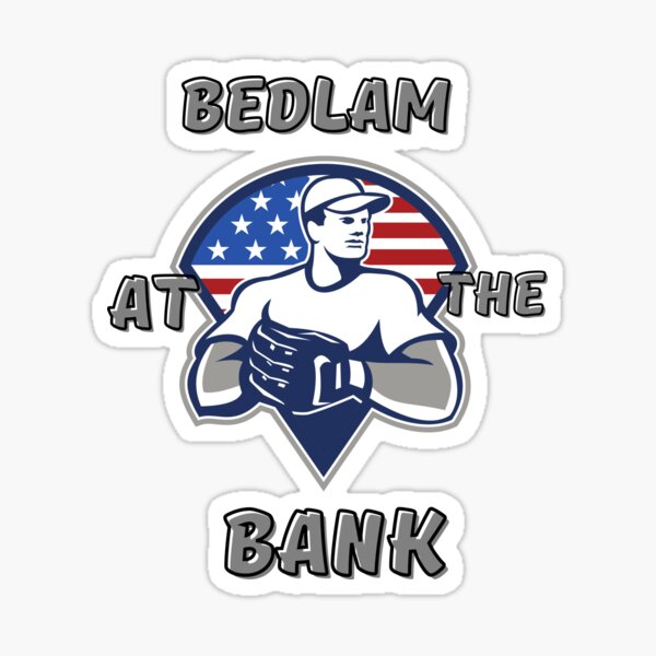 Bedlam At The Bank Classic T-Shirt Sticker for Sale by BestArtDZ