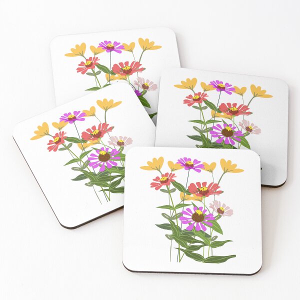Item preview, Colorful zinnias nature bunch designed and sold by Floralsharry.